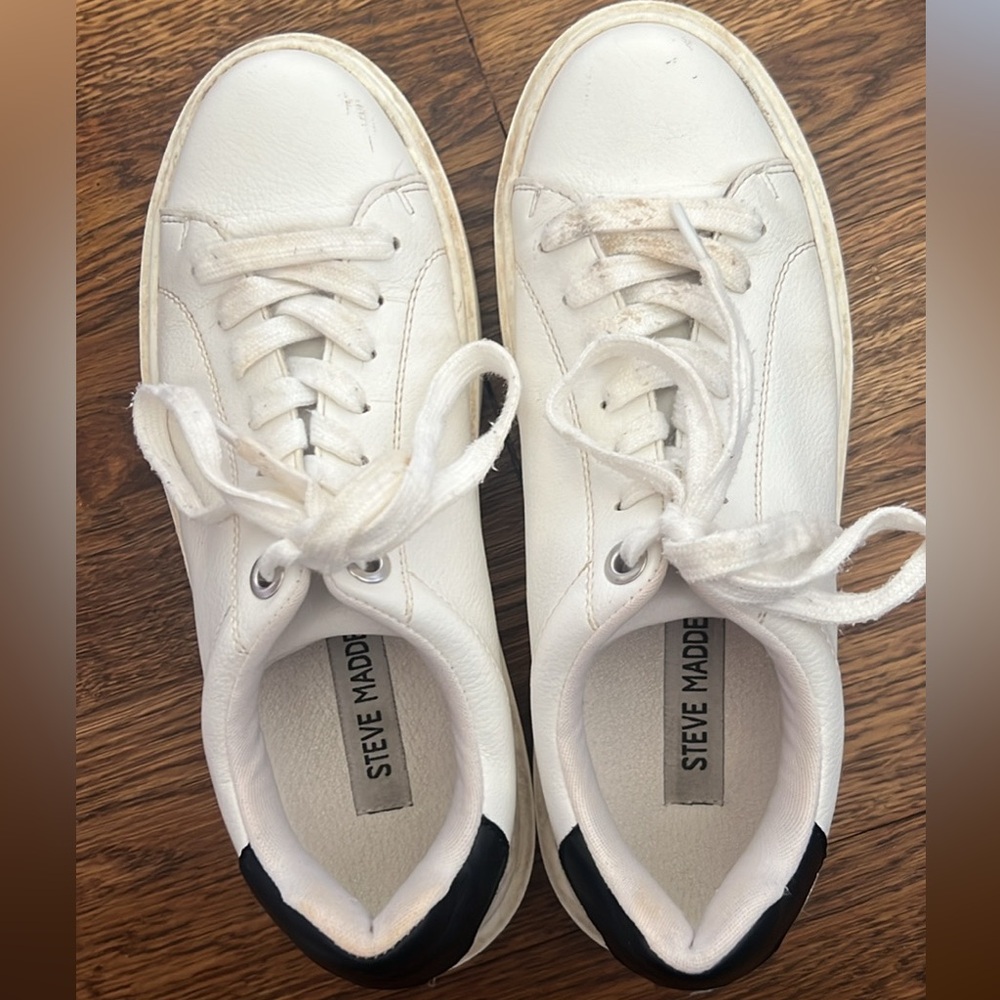 Steve Madden White Sneakers
